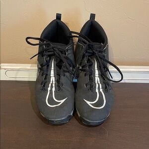 Nike Youth Black and White Cleats